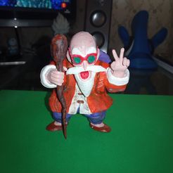 IMG_20200301_122227_8.jpg Fichier STL gratuit Maître Roshi Dragon Ball Z・Modèle pour imprimante 3D à télécharger