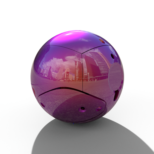 H1 ultra light Sferic drone - 3D model önizlemesi