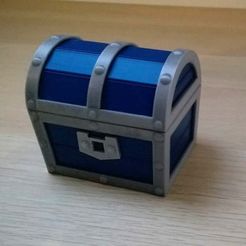 miniatureTG.jpg Скачать файл STL Zelda like chest box with hinge multi color • Модель с возможностью 3D-печати, GedeonLab