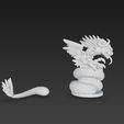 Naga-Sentinel-19.jpg Naga Sentinel - Criatura fantástica mitad serpiente mitad dragón Modelo de impresión 3D