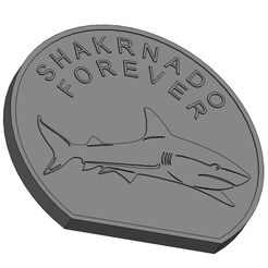 Sharknado-Hai.jpg STL file Shark decoration・Design to download and 3D print