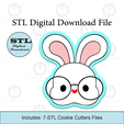 Etsy-Listing-Template-STL.png Bunny with glasses Cookie Cutter | STL File