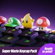 TemplateCults_MArio.jpg Super Mario Key Cap Pack Ready to print