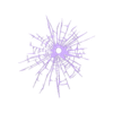 Bullet Hole.stl Pack de bromas sobre ventanas rotas