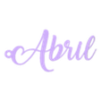 Abril.stl Names with first initial "A".