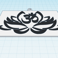 STL file OM symbol and lotus flower, Hindu symbol, Yoga Symbol tag, wall  decor print, energetic keychain, fridge magnet 🪷・3D print model to  download・Cults