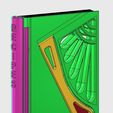 3D_FRONT_CLOSED.JPG Foldable Book Stand