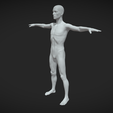 4.png Human Body Mesh In T-Pose