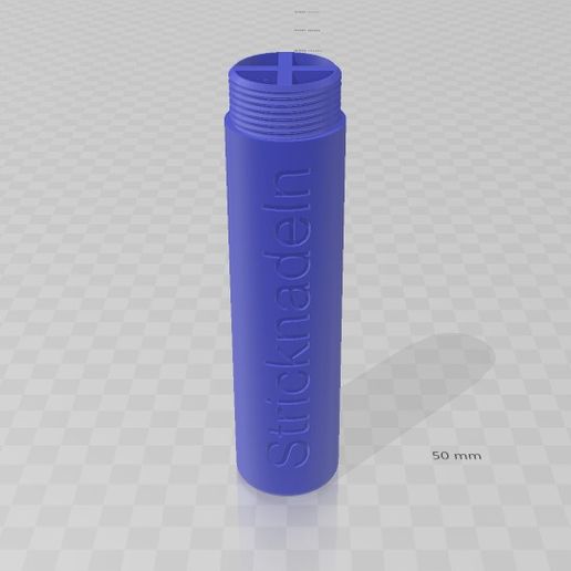 50 mm. Knitting needle box