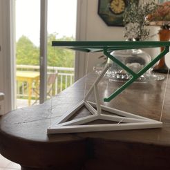 Tensegrity - Impossible table (Hidden wire and tensioner)