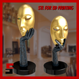 23.png Abstract Art Face Statue Masks Luxury Home Decor Thinker