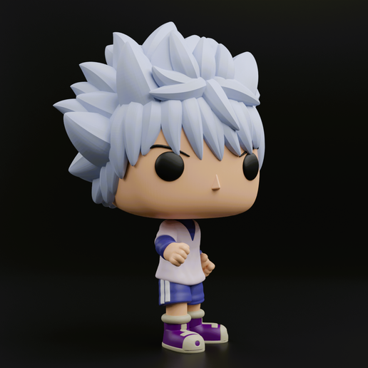 🏹 Killua Zoldyck funko pop from the anime hunter x hunter・ STL File for ...