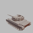 3.png Tanque Action X - Modelo de tanque pesado experimental para impressão 3D