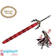 fda.jpg Haseo 5th Form Sword 3D Model - Dot Hack Cosplay - 3D Printing - 3D Print - STL - Haseo Cosplay - .Hack Sword