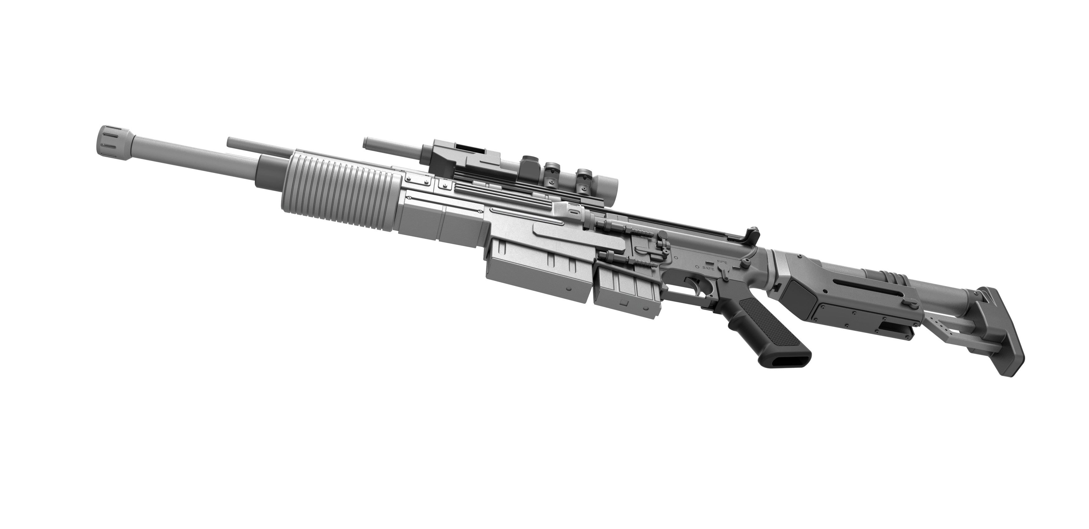 Star Wars A280/A295 rebel  blaster Prop 3d printed KIT 1:1 scale ANH ESB ROTJ