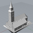 vue_eglise1.PNG 3D file CHURCH・3D printable model to download