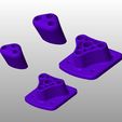Kit pieds pour 10mm et kit pour 8mm bleu violet.JPG Fichier STL PING & PONG tables・Plan pour impression 3D à télécharger