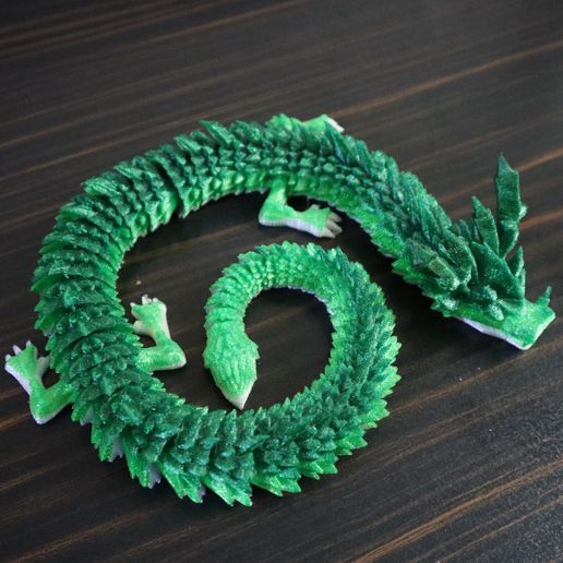 flexi Green dragon 3D model