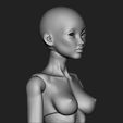 6.jpg Anabel - 3D model woman bjd doll \ Female \ figurines \ articulated doll \ ooak \ 3d print \ character \ face
