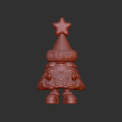 dgfg.jpg STL file cute christmas tree・3D printer model to download