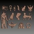 2.jpg Ancient Egyptian traditional set of 13 model for decoration of ancient art