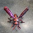 20230518_083353.jpg Steampunk Wasp, Vibrant Black 3D, Articulating, Poseable, Mechanical Insect, Print In Place and No Supports