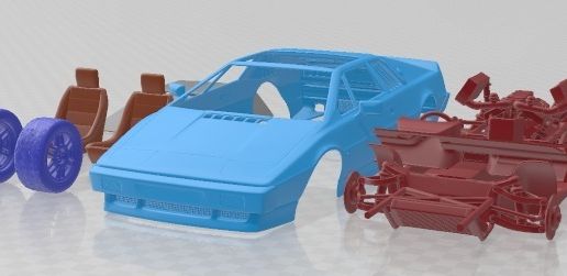 Lotus Esprit 1978 S2 Turbo Printable Car