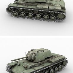 20230401_125641.jpg OBJ file KV-1・Model to download and 3D print