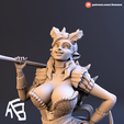 7.png Tiefling  Battle Maid- 72mm & 32mm (Pre-Supported)