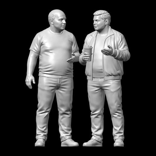 Chubby Folks - Two Men Talking