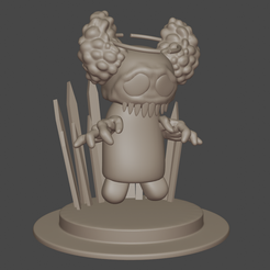 TRICKY10001.png Файл OBJ Tricky expurgation・Дизайн 3D принтера для загрузки