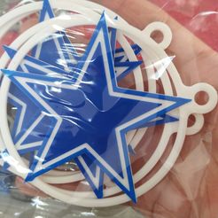 3D Printed Dallas Cowboys White Thanksgiving Day Throwback -   Finland