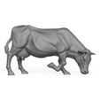 3D-Print-Ready-Cow-Eating-Pose-03.jpg Food Eating Cow 3D Print Model