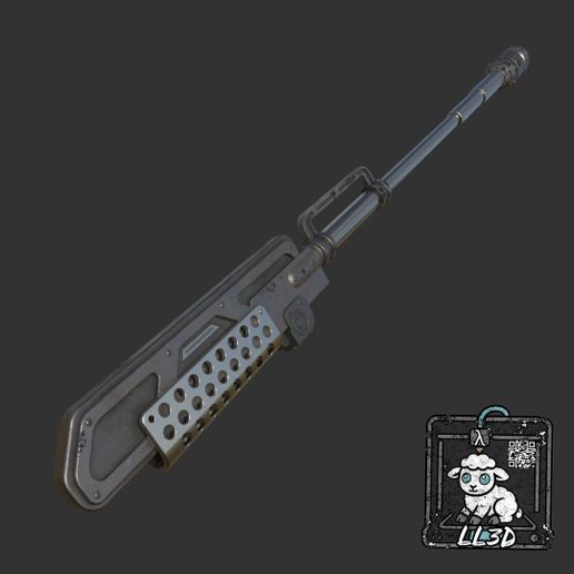 Star Wars Electroripper Staff STL