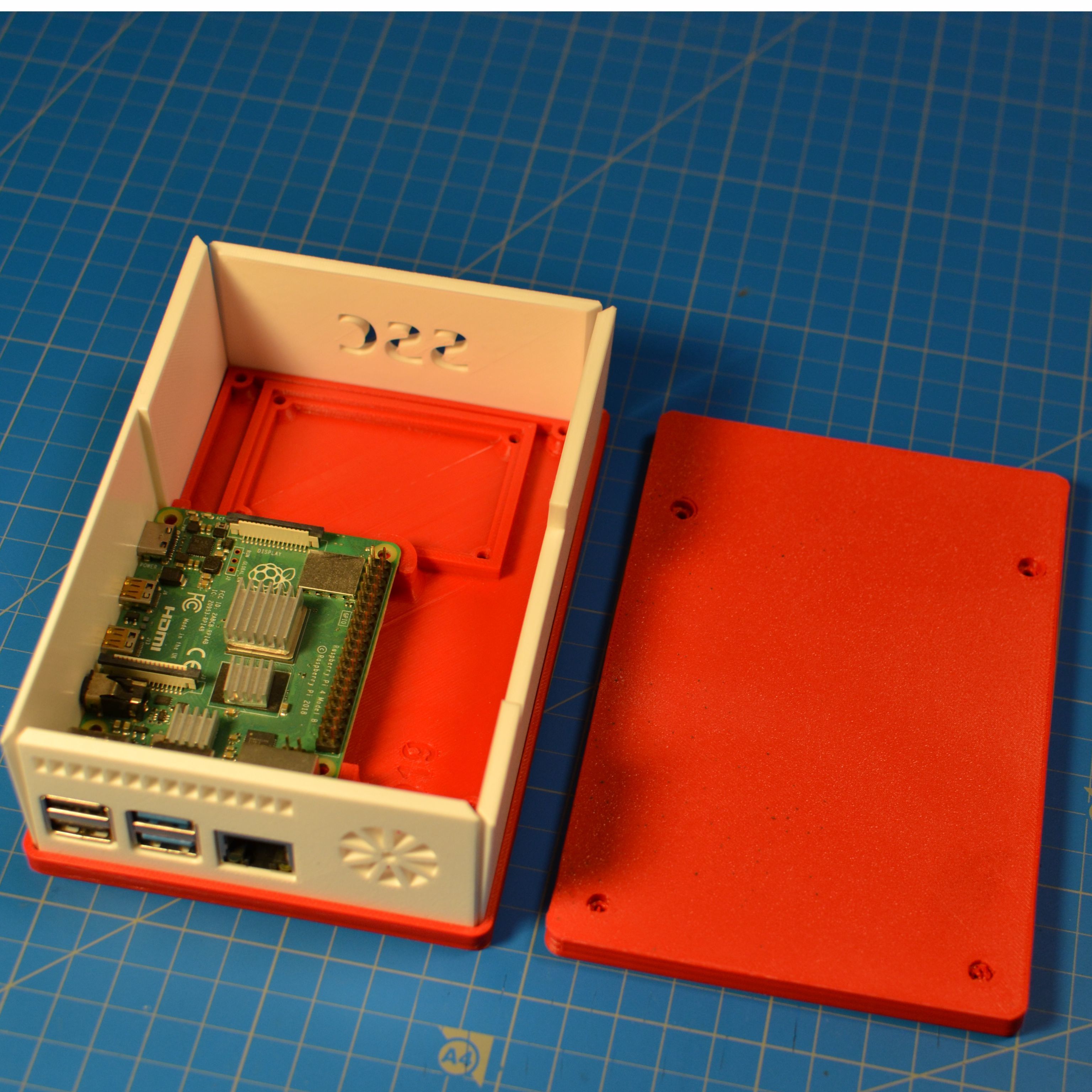 Free STL file Raspberry Pi 4 Big Case Active Cooling with fan 25x25 and ...
