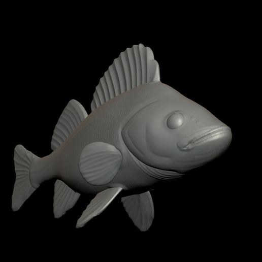 STL file detailed perch for imprint to form 3d lure・3D printable model ...