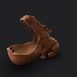 4D06C96C-7A88-415E-8FDC-B7DB7FC1618E.png Vase, sculpture, hippopotamus