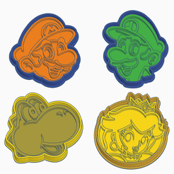 A.png MARIO COOKIE CUTTER (set of 10 characters)