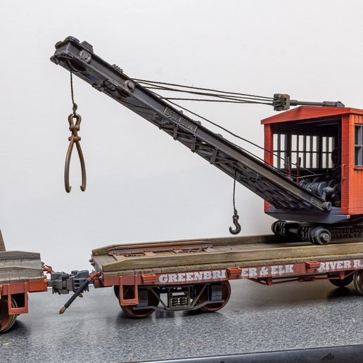 🏗️ Spruce Lumber No. 1, American Crane & Derrick Log Loader - G Scale ...