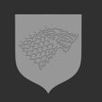 1.jpg House of Stark Sigil Free 3D print model