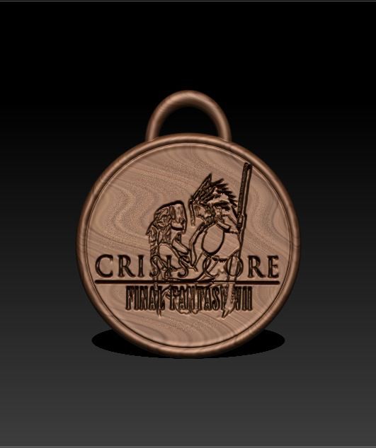 Download STL file final fantasy crisis core keychain • 3D printable