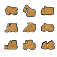 Construction-Vehicles-v2.png Construction Vehicles and Tools Cookie Cutter Set **Commercial Bundle**