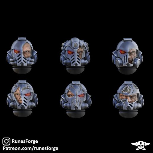 Battle-worn Marines 3D model