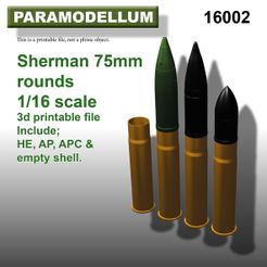 16002-caratula.jpg 75mm rounds for Sherman tank 1/16 scale.