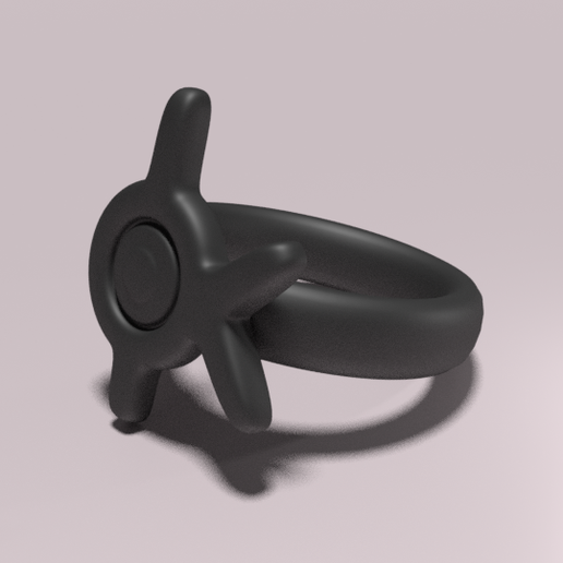 Unown ring "K" 3D model