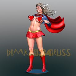lhytur6ytut.jpg Download STL file super girl • Design to 3D print, dimka134russ