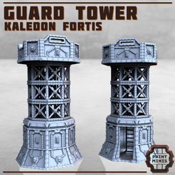 Barricade-Tower-1.jpg Archivo 3D Torre de vigilancia - Kaledon Fortis・Objeto imprimible en 3D para descargar