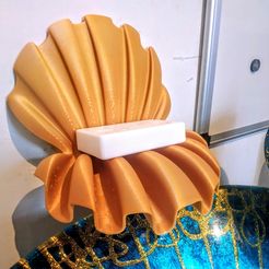 IMG_20220406_171651~2.jpg STL file Shell Soap Holder / Porte Savon Coquillage・3D printer model to download