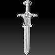 Preview10.jpg Atlantean Sword - Real Size - Conan The Barbarian 3D print model