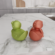 untitled2.png 3D Man and Woman Duck for Valentine Couple Gift with Stl File & Duck Print, Heart Art, Duck Toys, 3D Printed Decor, Duck Gifts, Cute Couple